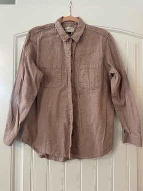 Universal Thread Men's Button-Down Shirt in Mauve Brown